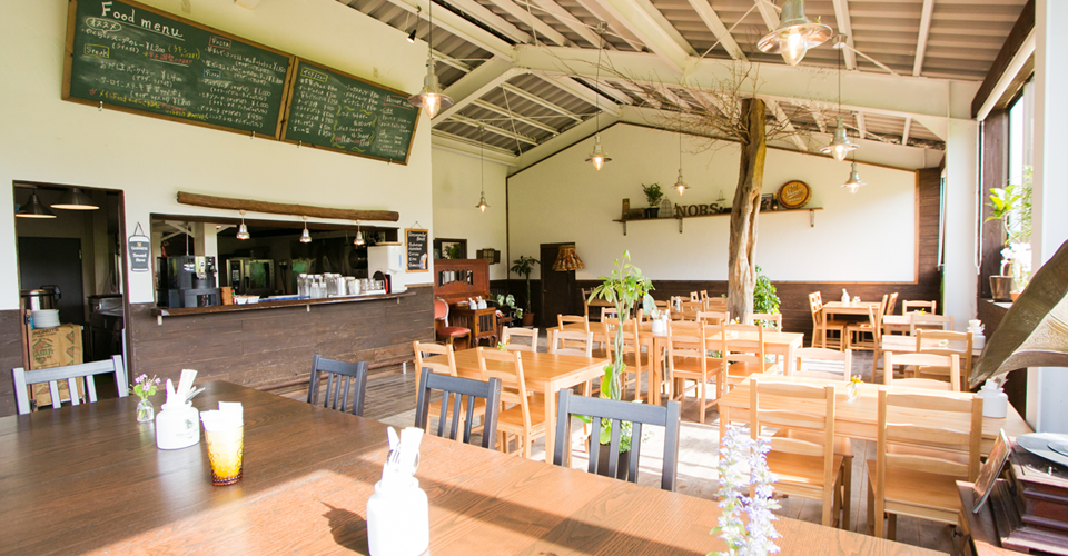 薬莱山の麓のレストラン